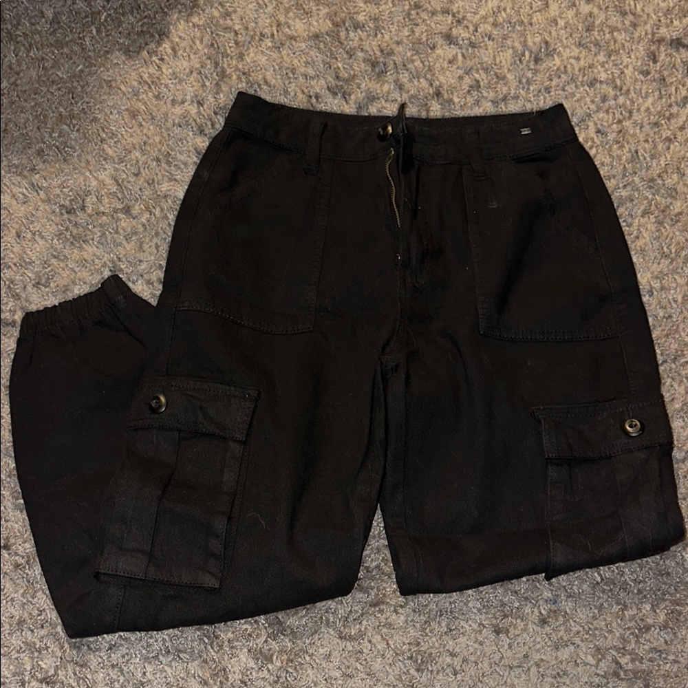 Men's Black Cargo Pants